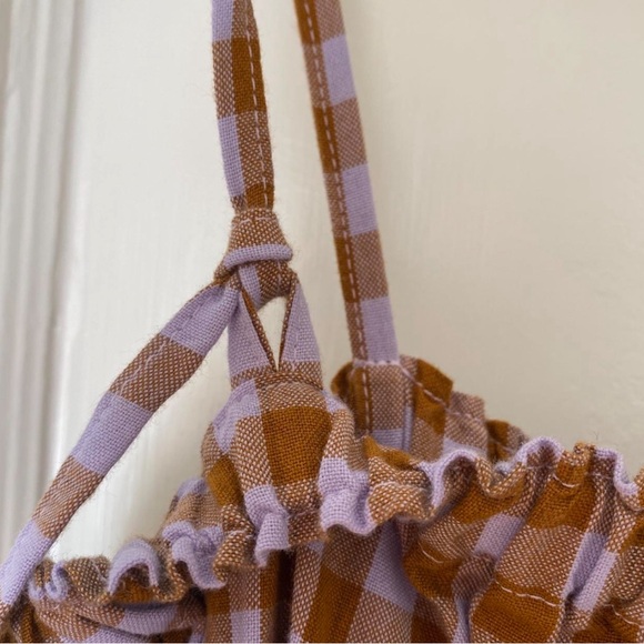 Lindsay Robinson Gingham Midi Dress - Picture 4 of 4